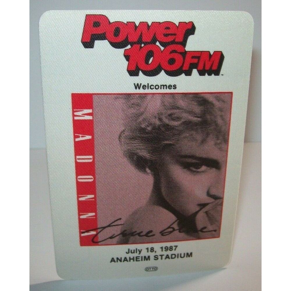 Madonna True Blue Backstage Pass Original 1987 Concert Tour Great Gift For Fans
